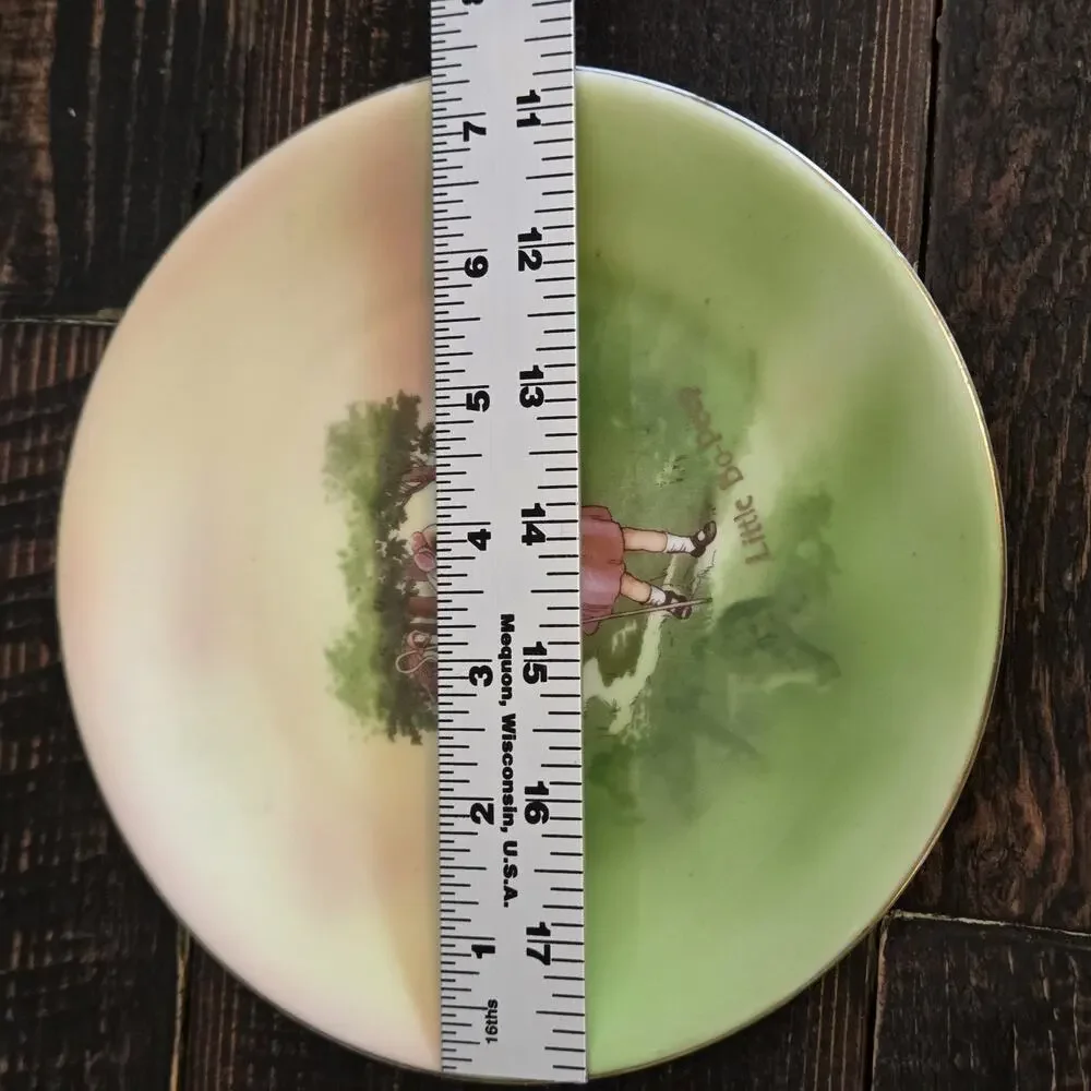 Antique Little Bo Peep Nursery Rhyme Royal Bayreuth Bavaria Porcelain Plate